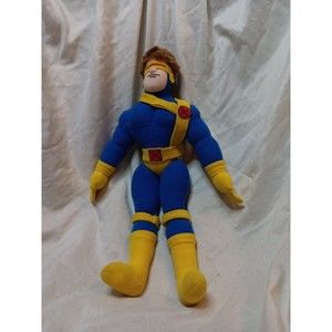 VTG X-men Cyclops Plush Marvel Disney Scott Summers 15" Stuffed Rare